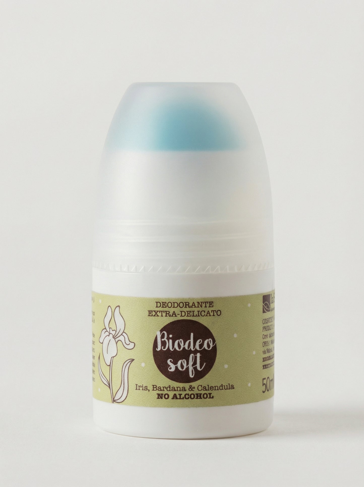 Biodeo Soft - Iris, Bardana, Calendula | Deodorante Naturale Delicato by La Saponaria — product photo on white background