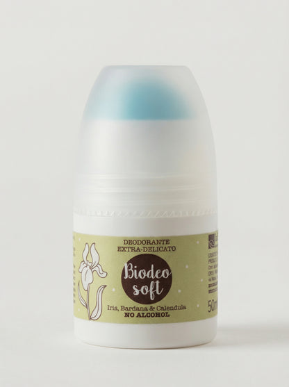 Biodeo Soft - Iris, Bardana, Calendula | Deodorante Naturale Delicato by La Saponaria — product photo on white background