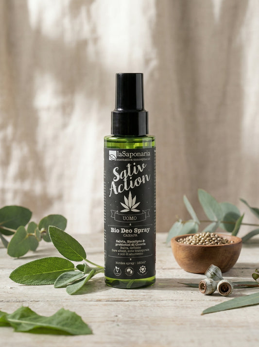 Biodeo Spray Canapa Deodorante Biologico per Freschezza Naturale by La Saponaria — hero product photo