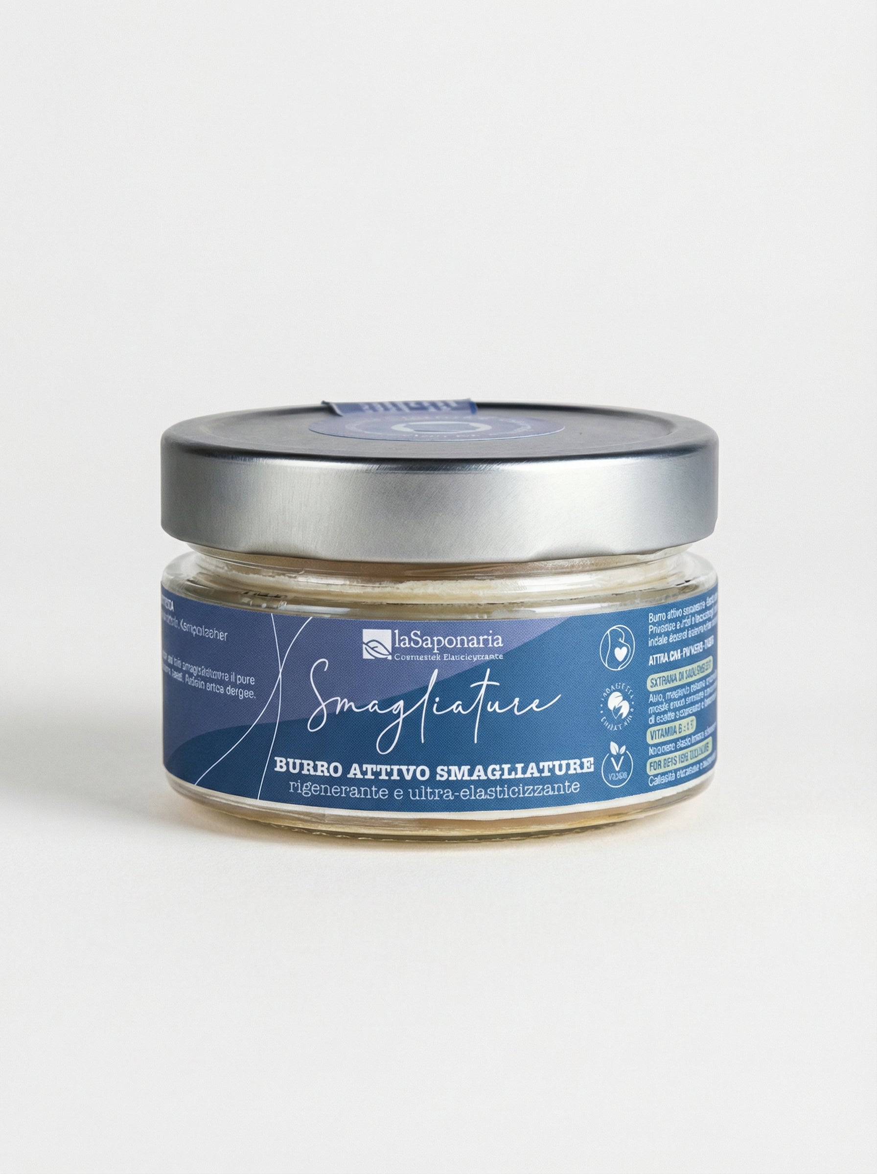 Burro attivo Smagliature - Elasticizzante Nutriente Bio by La Saponaria — product photo on white background