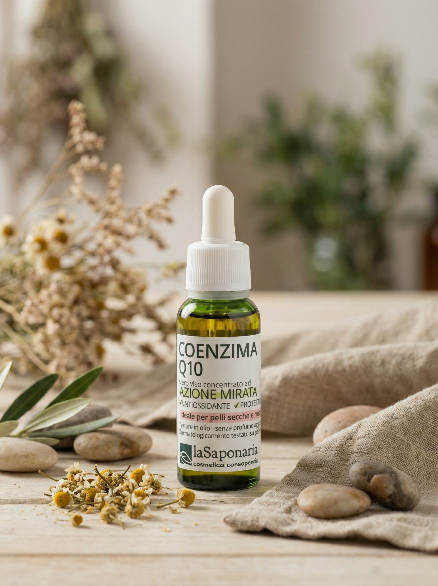 Coenzima Q10 Siero Viso Idratante e Protettivo by La Saponaria — hero product photo