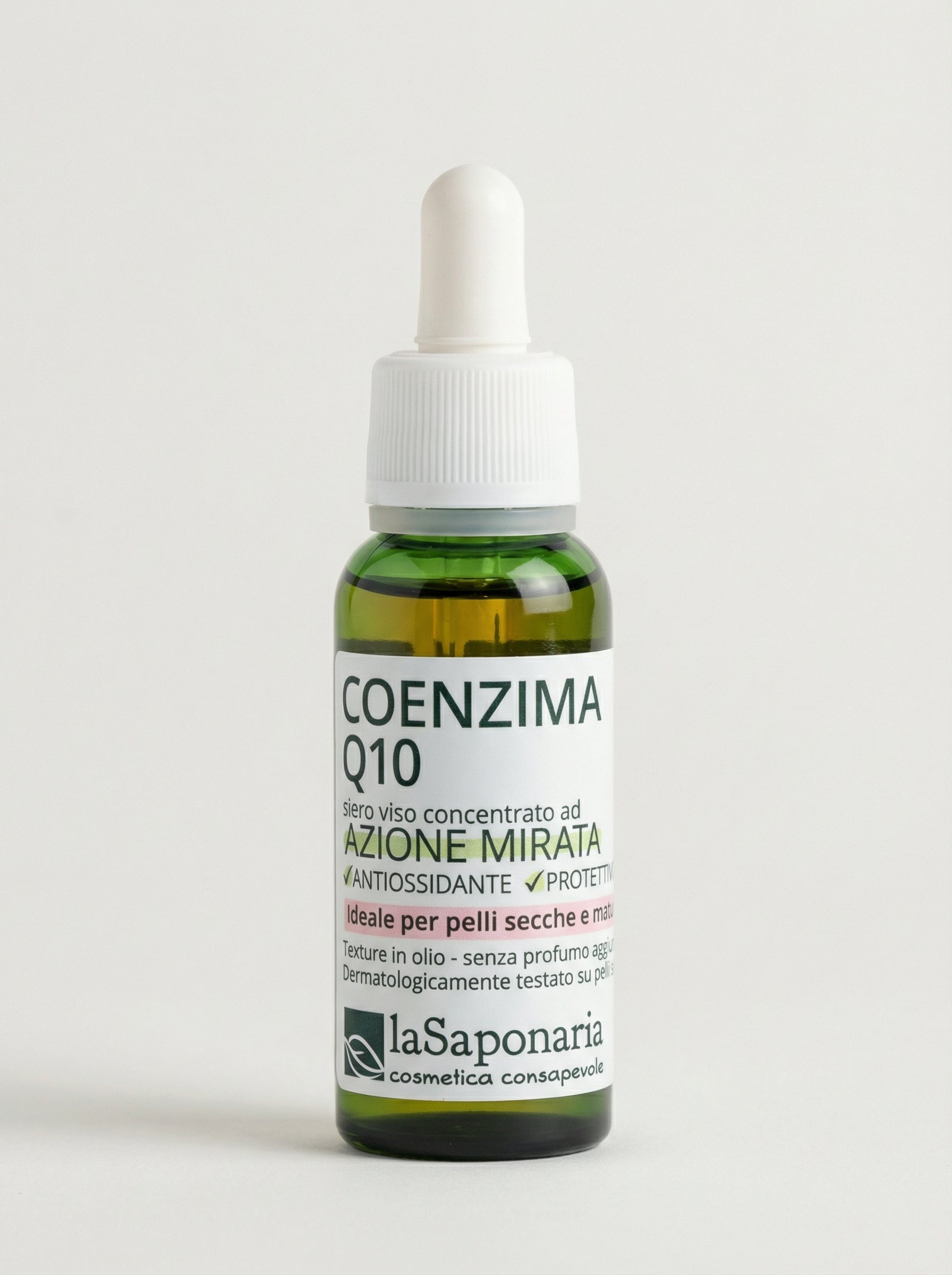 Coenzima Q10 Siero Viso Idratante e Protettivo by La Saponaria — product photo on white background