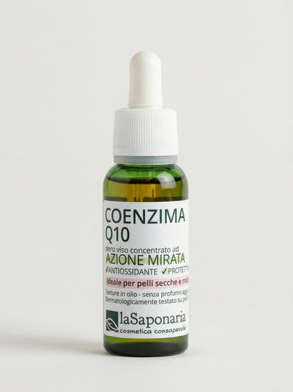 Coenzima Q10 Siero Viso Idratante e Protettivo by La Saponaria — product photo on white background