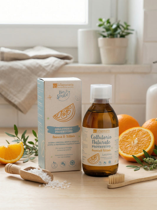 Collutorio Naturale Protettivo Arancia&Xilitolo Lenitivo by La Saponaria — hero product photo