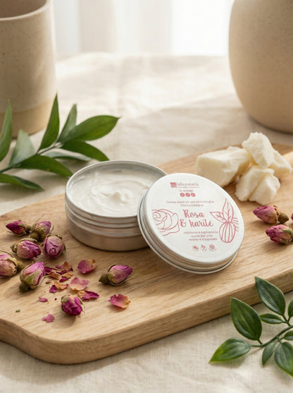 Crema Mani Rosa e Karité Nutriente e Rigenerante by La Saponaria — hero product photo