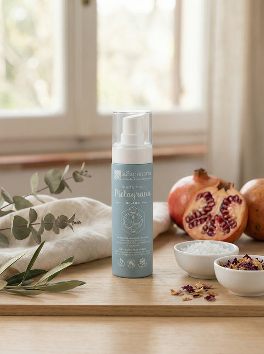 Crema viso antiage Melagrana - Antirughe e Nutriente Bio by La Saponaria — hero product photo
