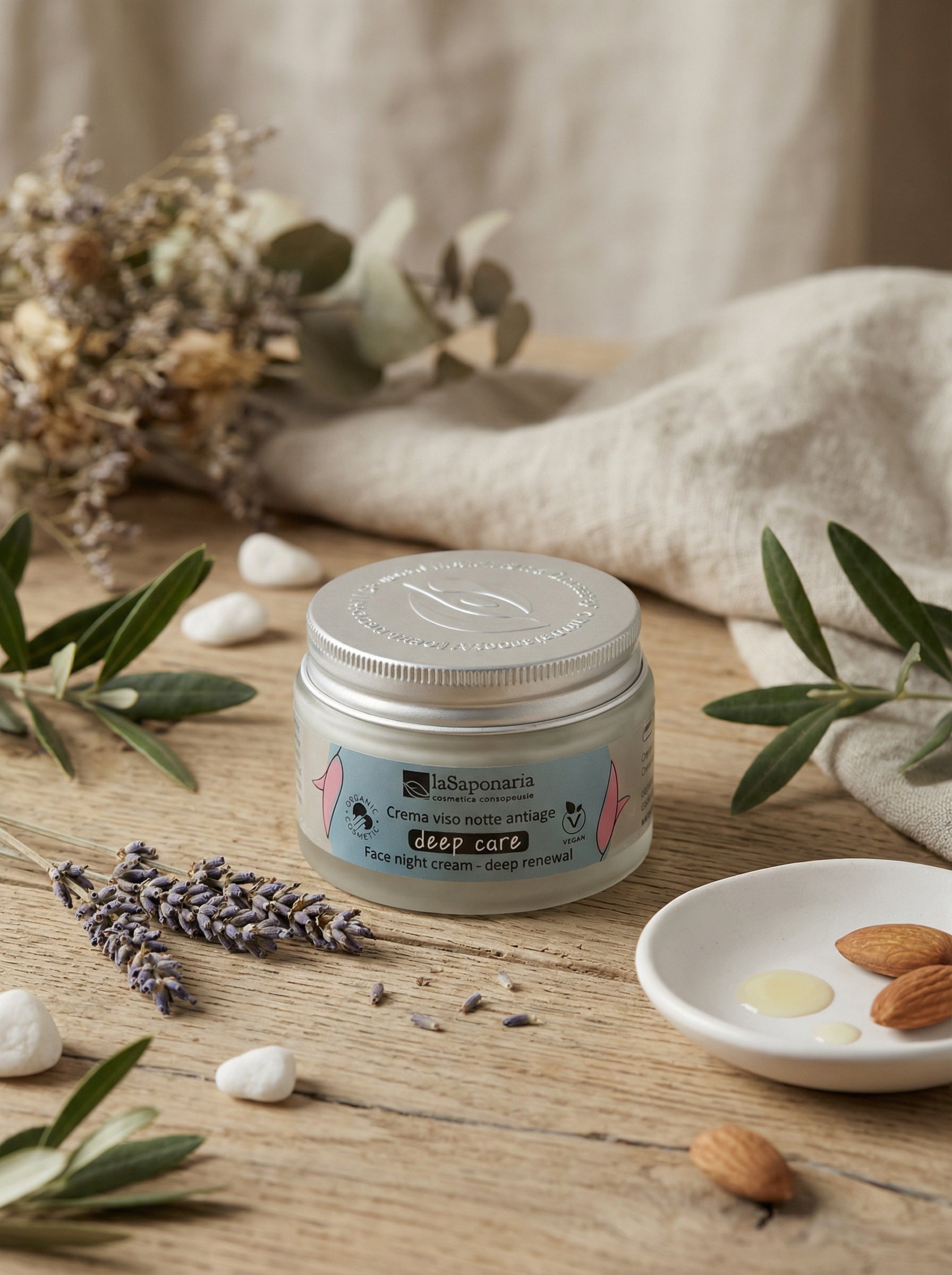 Crema viso notte antiage Deep Care - Rinnovamento Profondo by La Saponaria — hero product photo