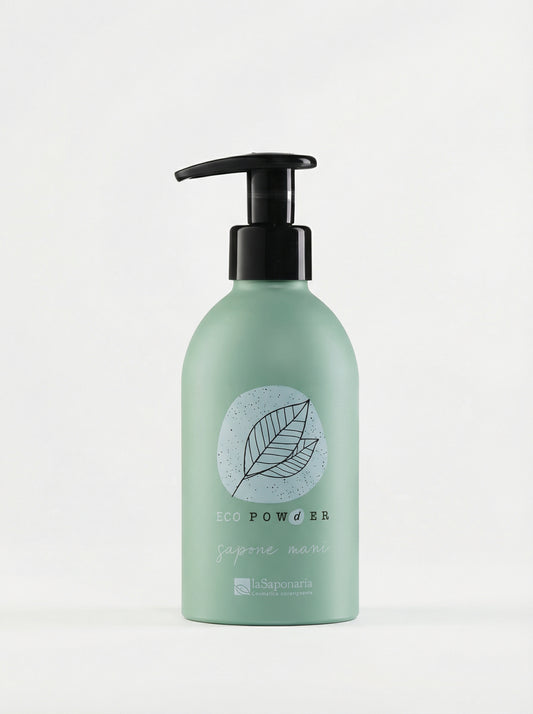 Dispenser refill Eco-Sapone mani in alluminio Zero Plastica by La Saponaria — product photo on white background
