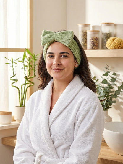 Fascia capelli in Bamboo - Accessorio Beauty Routine by La Saponaria — hero product photo