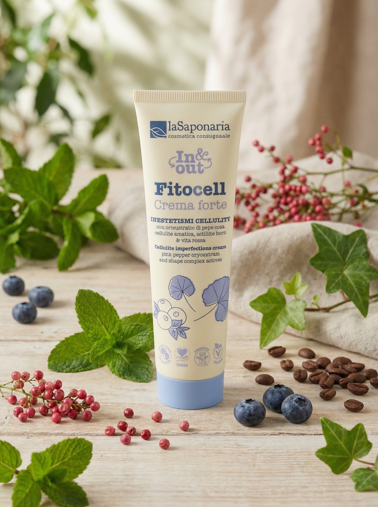 Fitocell - Crema forte inestetismi cellulite Nutriente Elasticizzante by La Saponaria — hero product photo