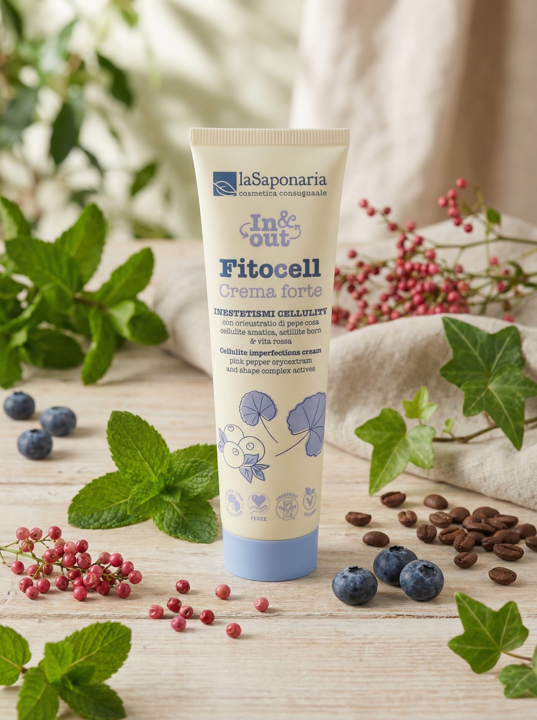 Fitocell - Crema forte inestetismi cellulite Nutriente Elasticizzante by La Saponaria — hero product photo