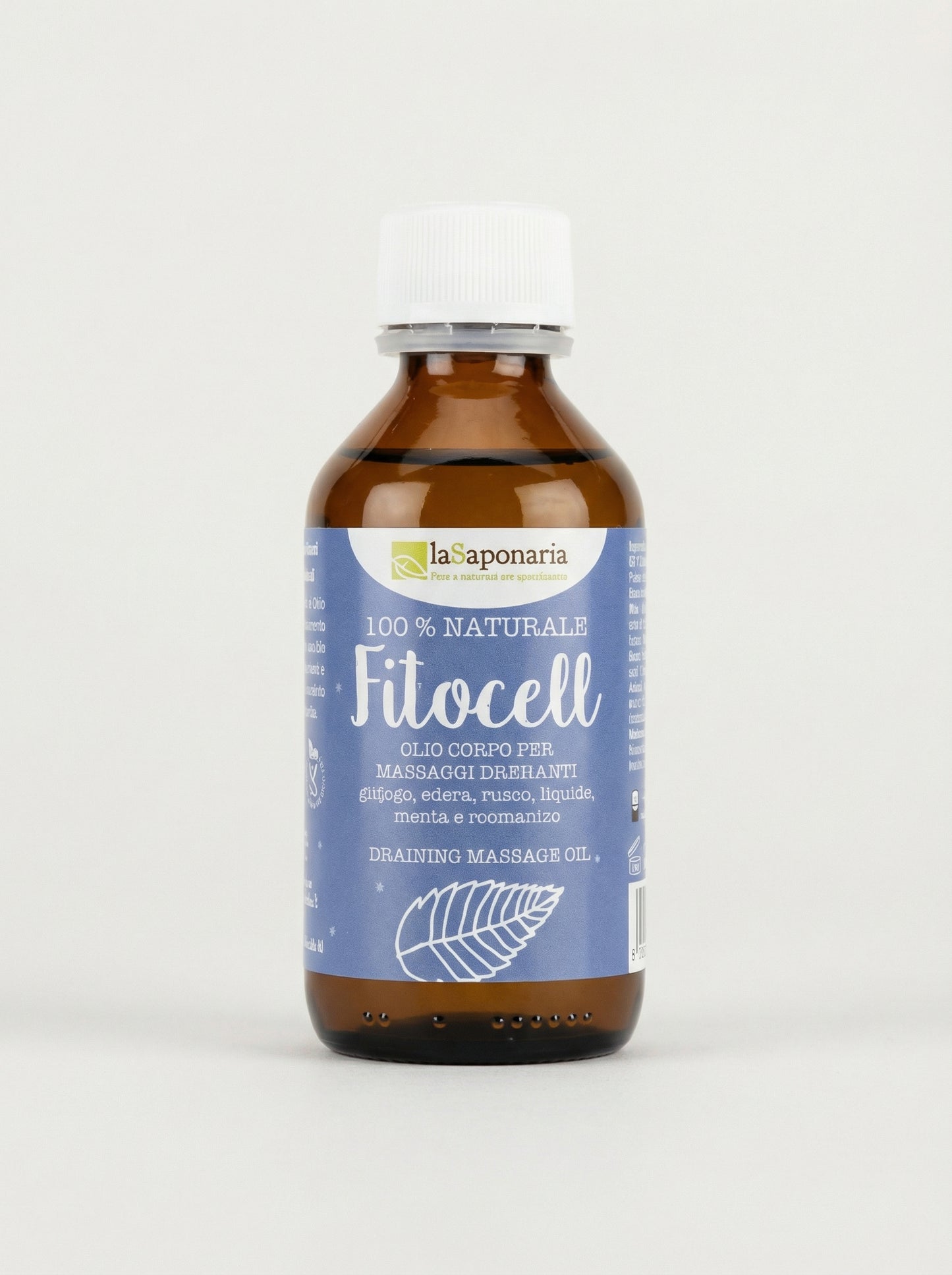 Fitocell Olio da massaggio Bio Tonificante e Stimolante by La Saponaria — product photo on white background