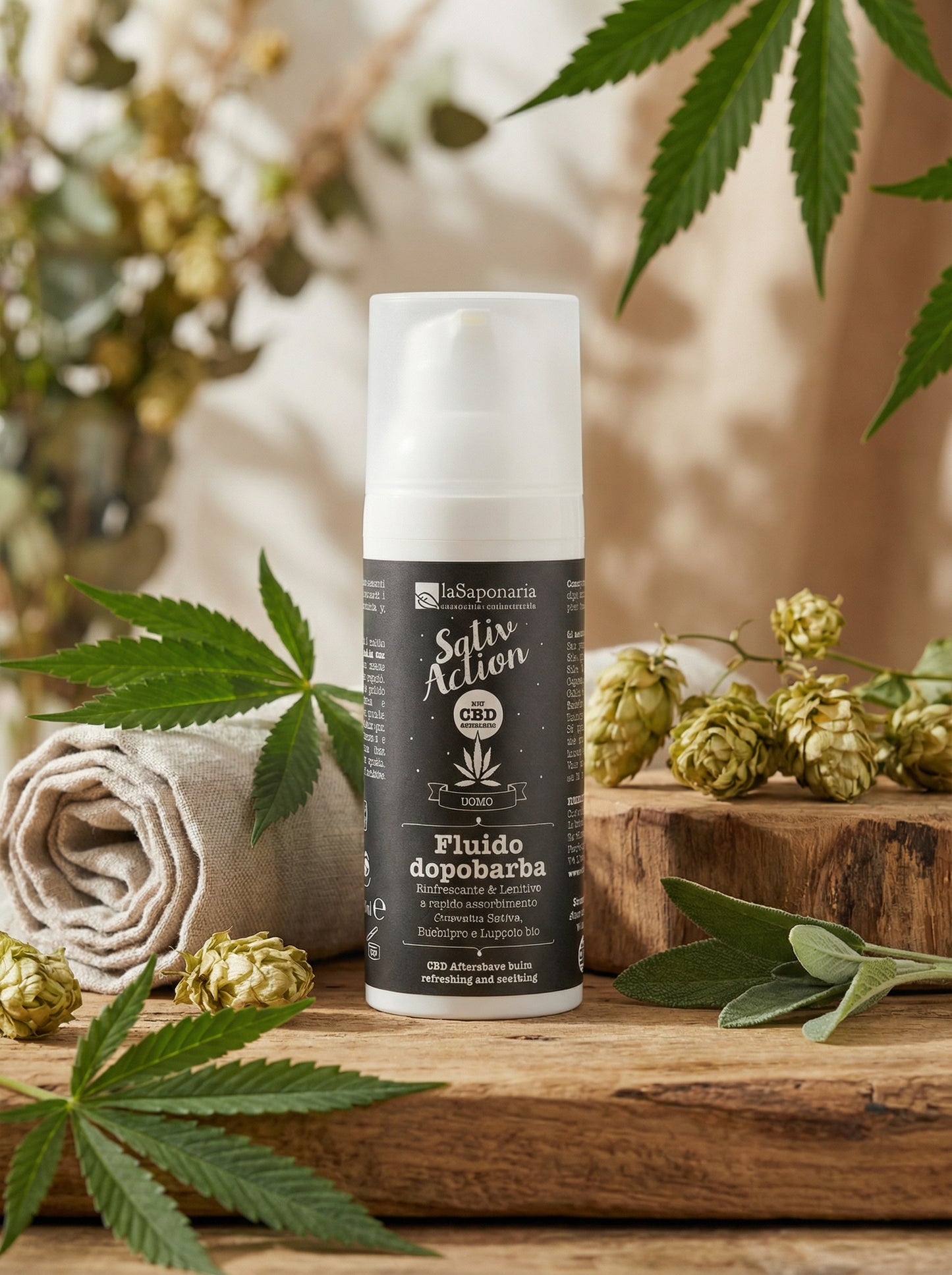 Fluido Dopobarba con CBD Rinfrescante e Lenitivo by La Saponaria — hero product photo