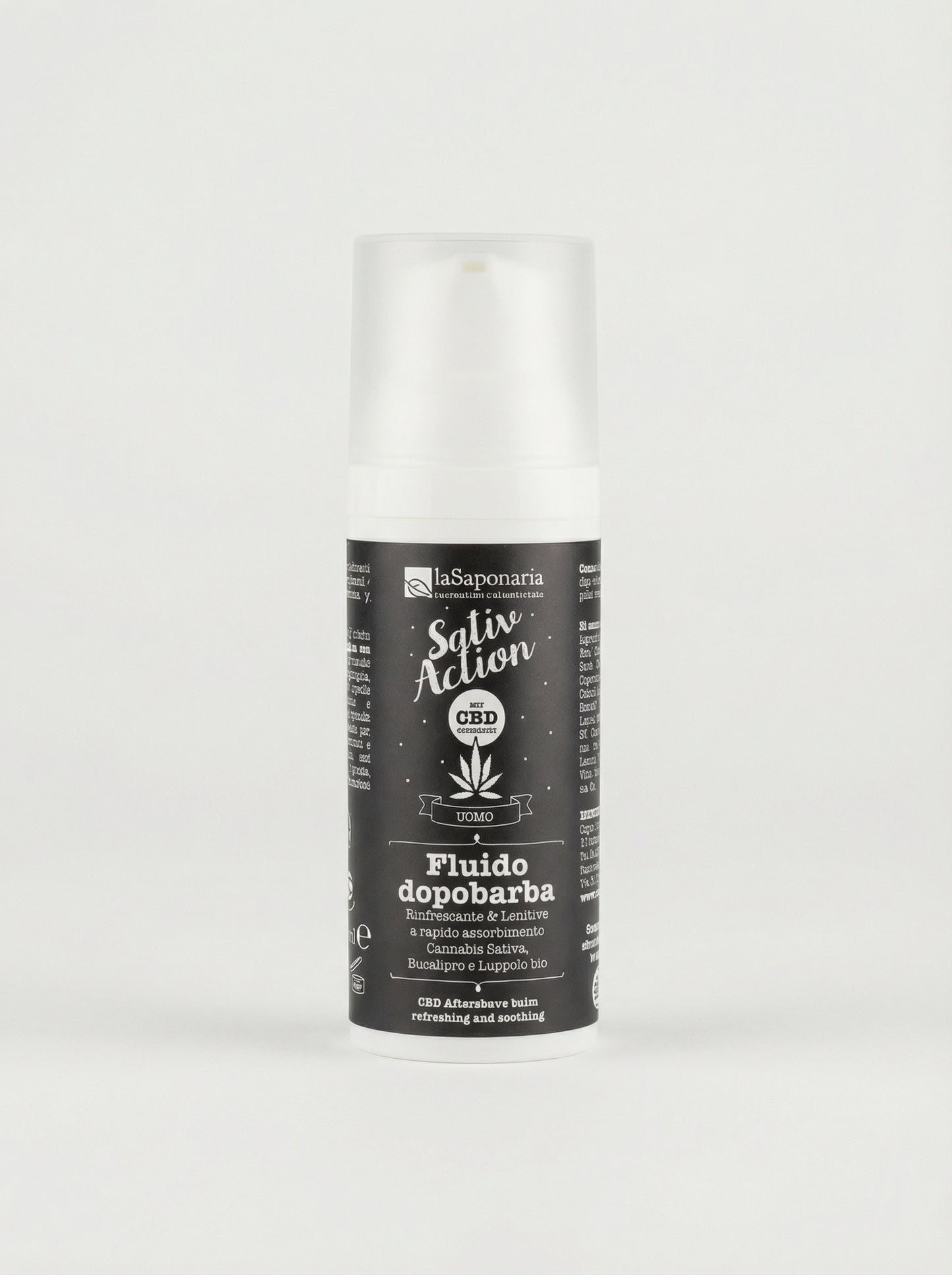 Fluido Dopobarba con CBD Rinfrescante e Lenitivo by La Saponaria — product photo on white background