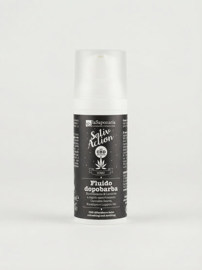 Fluido Dopobarba con CBD Rinfrescante e Lenitivo by La Saponaria — product photo on white background