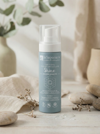Idro-gel viso illuminante shine - Idro-gel viso Idratante e Tonificante by La Saponaria — hero product photo