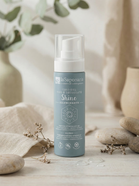 Idro-gel viso illuminante shine - Idro-gel viso Idratante e Tonificante by La Saponaria — hero product photo