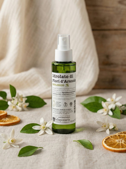 Idrolato di fiori d'arancio bio - Lenitivo e Illuminante by La Saponaria — hero product photo