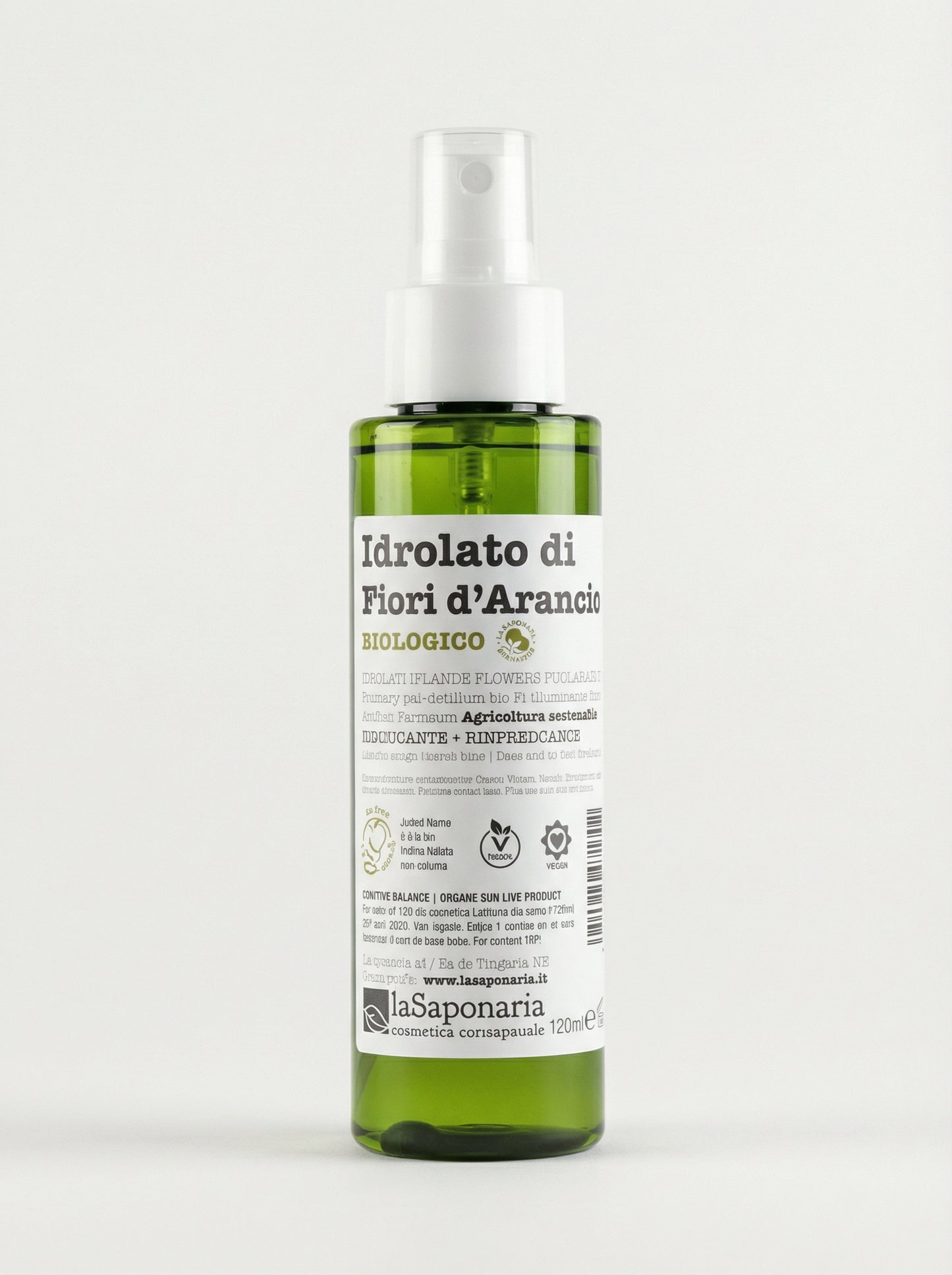 Idrolato di fiori d'arancio bio - Lenitivo e Illuminante by La Saponaria — product photo on white background