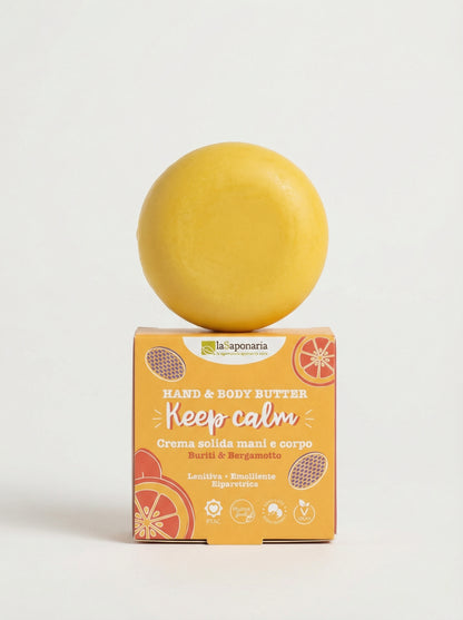 KEEP CALM Crema Solida Lenitiva ed Emolliente by La Saponaria — product photo on white background