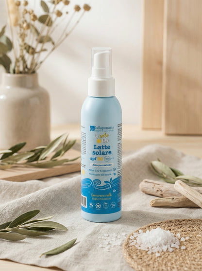 Latte solare SPF 30 - Alta protezione Idratante Viso e Corpo by La Saponaria — hero product photo