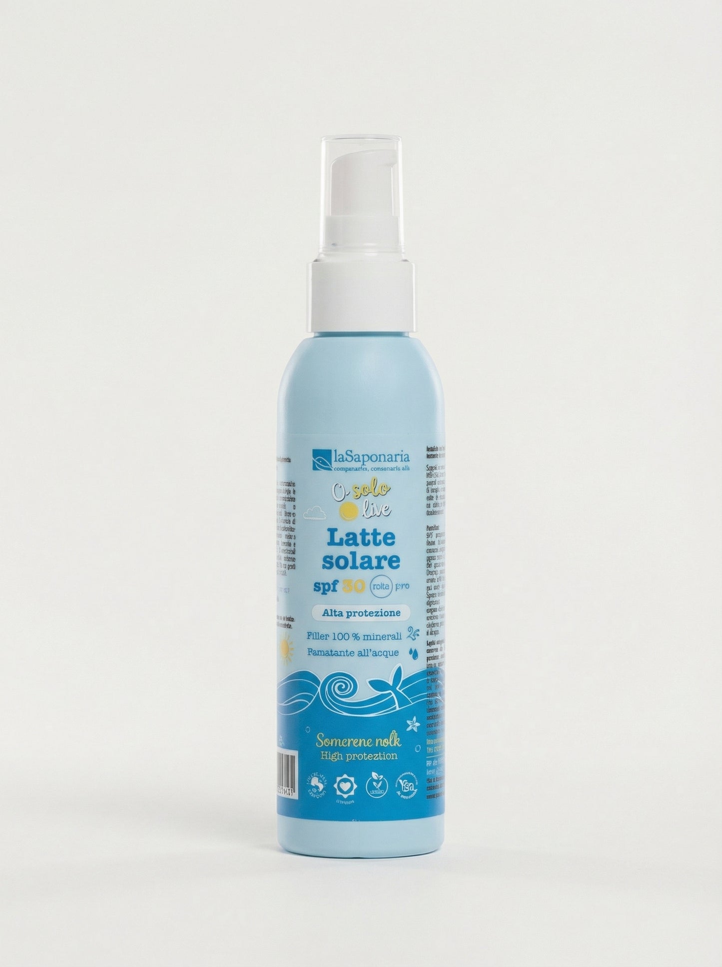 Latte solare SPF 30 - Alta protezione Idratante Viso e Corpo by La Saponaria — product photo on white background