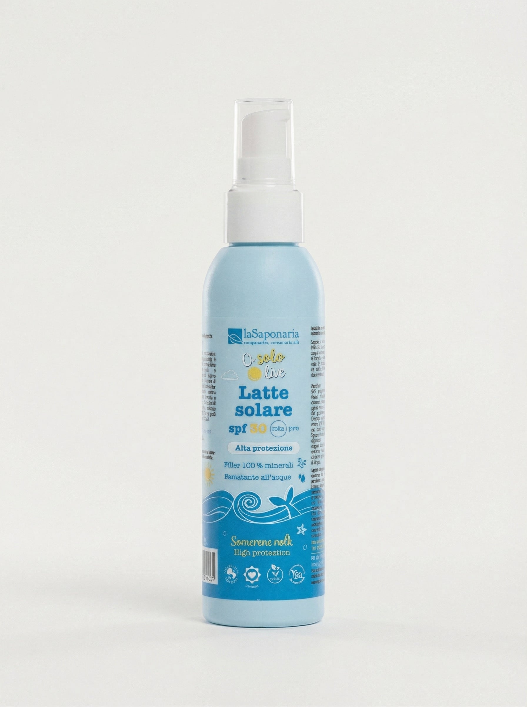 Latte solare SPF 30 - Alta protezione Idratante Viso e Corpo by La Saponaria — product photo on white background