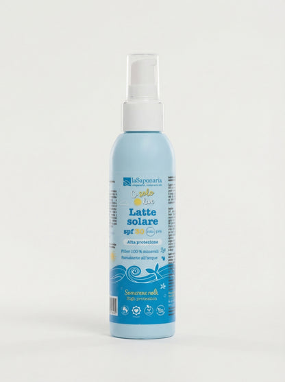 Latte solare SPF 30 - Alta protezione Idratante Viso e Corpo by La Saponaria — product photo on white background