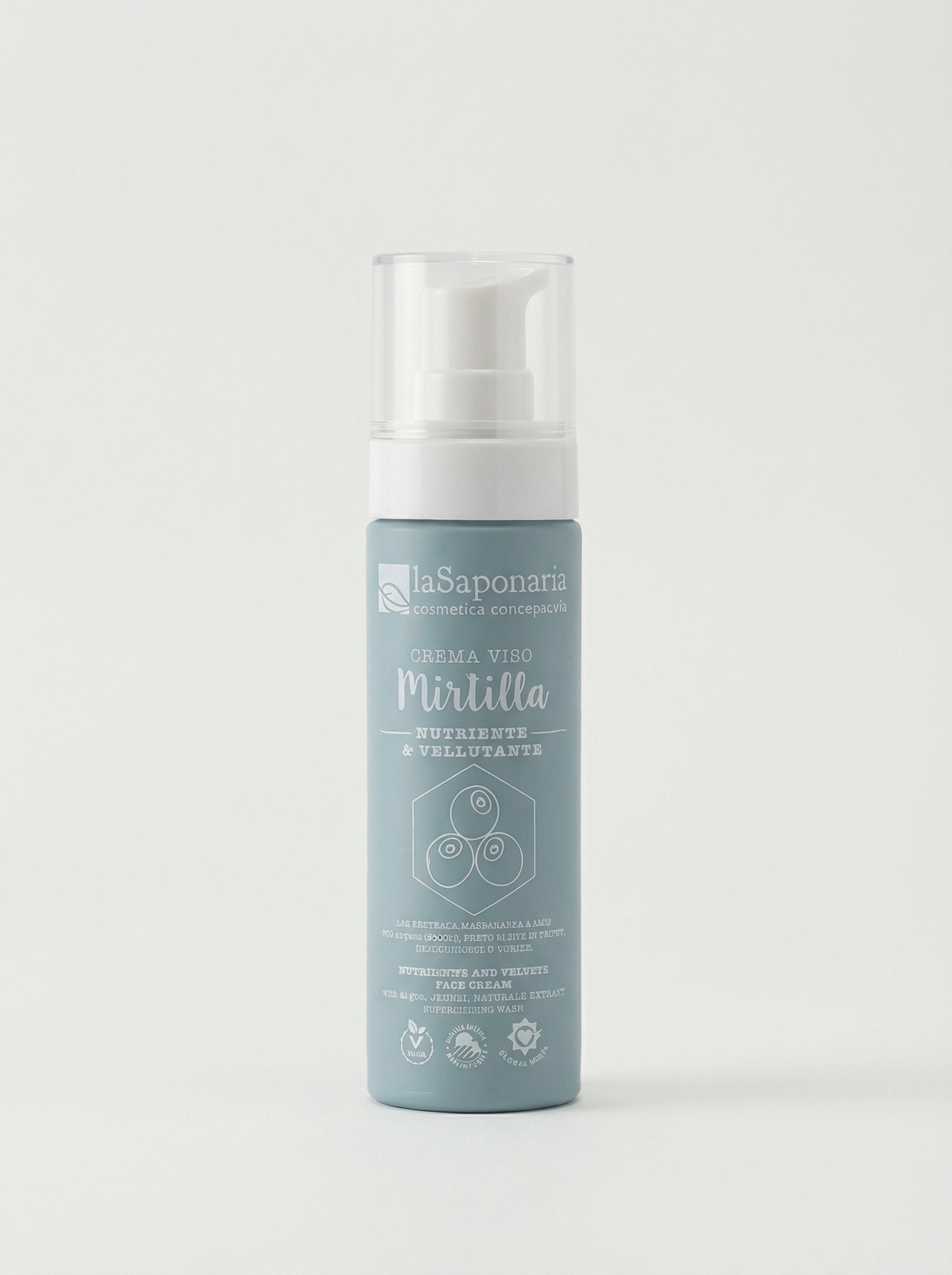 Mirtilla Crema Viso Nutriente - Pelli Secche e Difficili by La Saponaria — product photo on white background