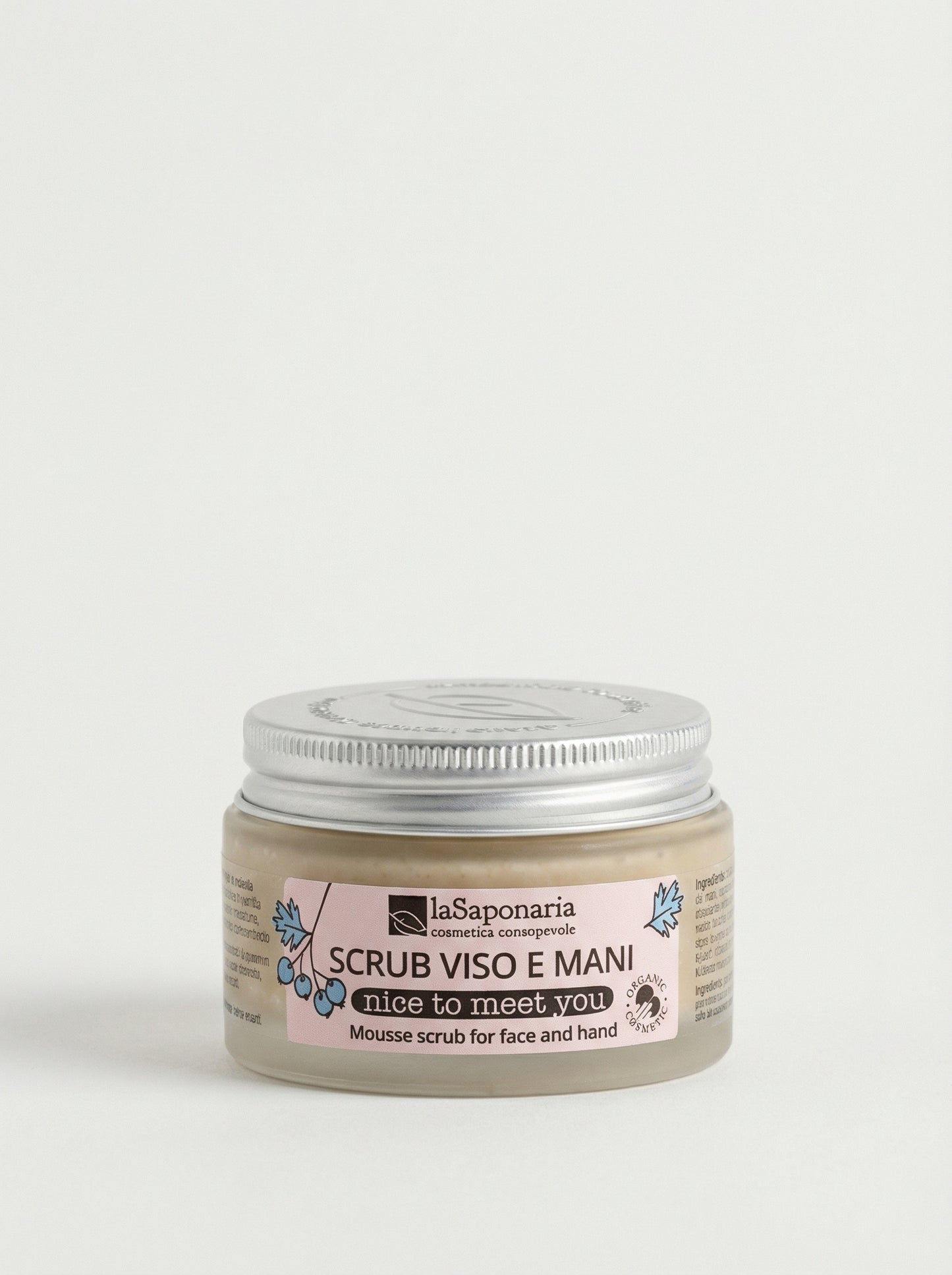 Nice to meet you - Scrub Mousse Viso&Mani Esfoliante Luminoso by La Saponaria — product photo on white background