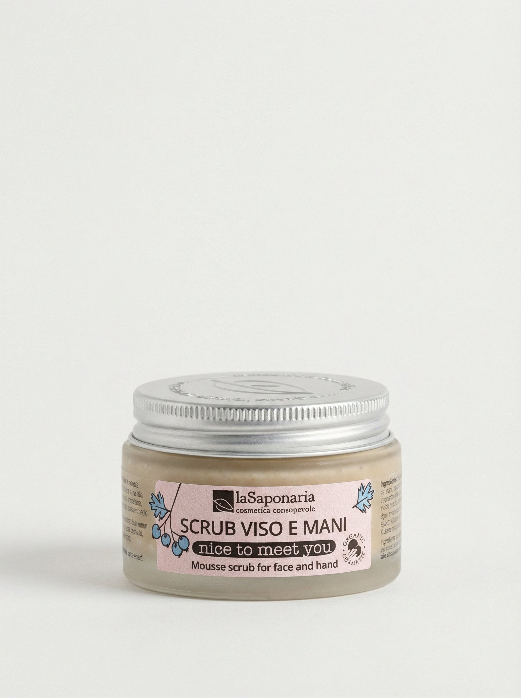 Nice to meet you - Scrub Mousse Viso&Mani Esfoliante Luminoso by La Saponaria — product photo on white background