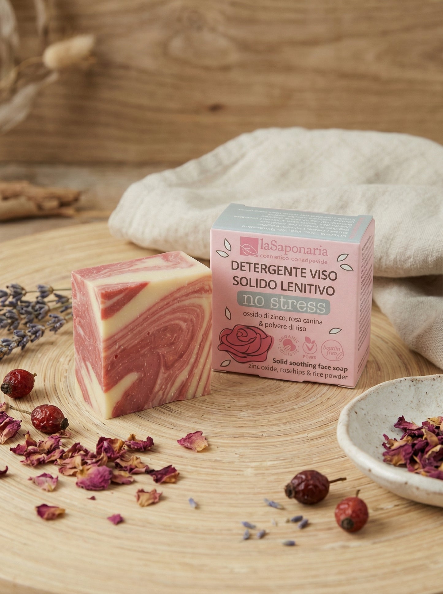 No Stress - Detergente Viso Lenitivo Solido by La Saponaria — hero product photo