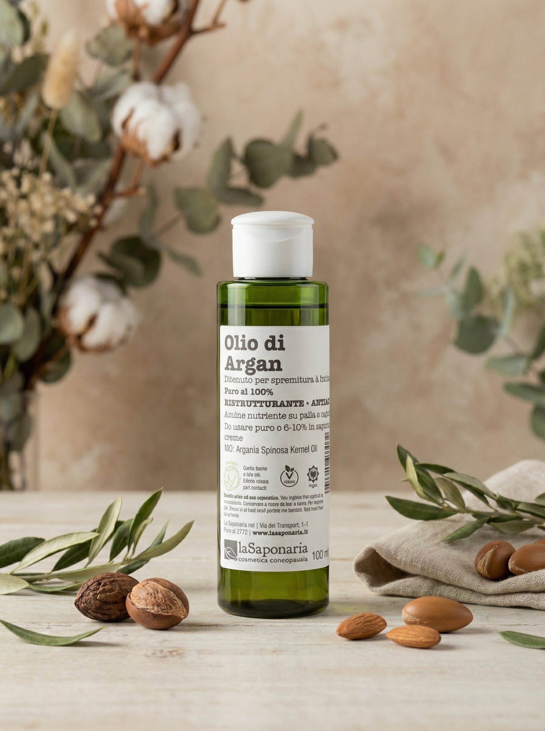 Olio di Argan biologico - Crema Viso Nutriente e Antiossidante by La Saponaria — hero product photo