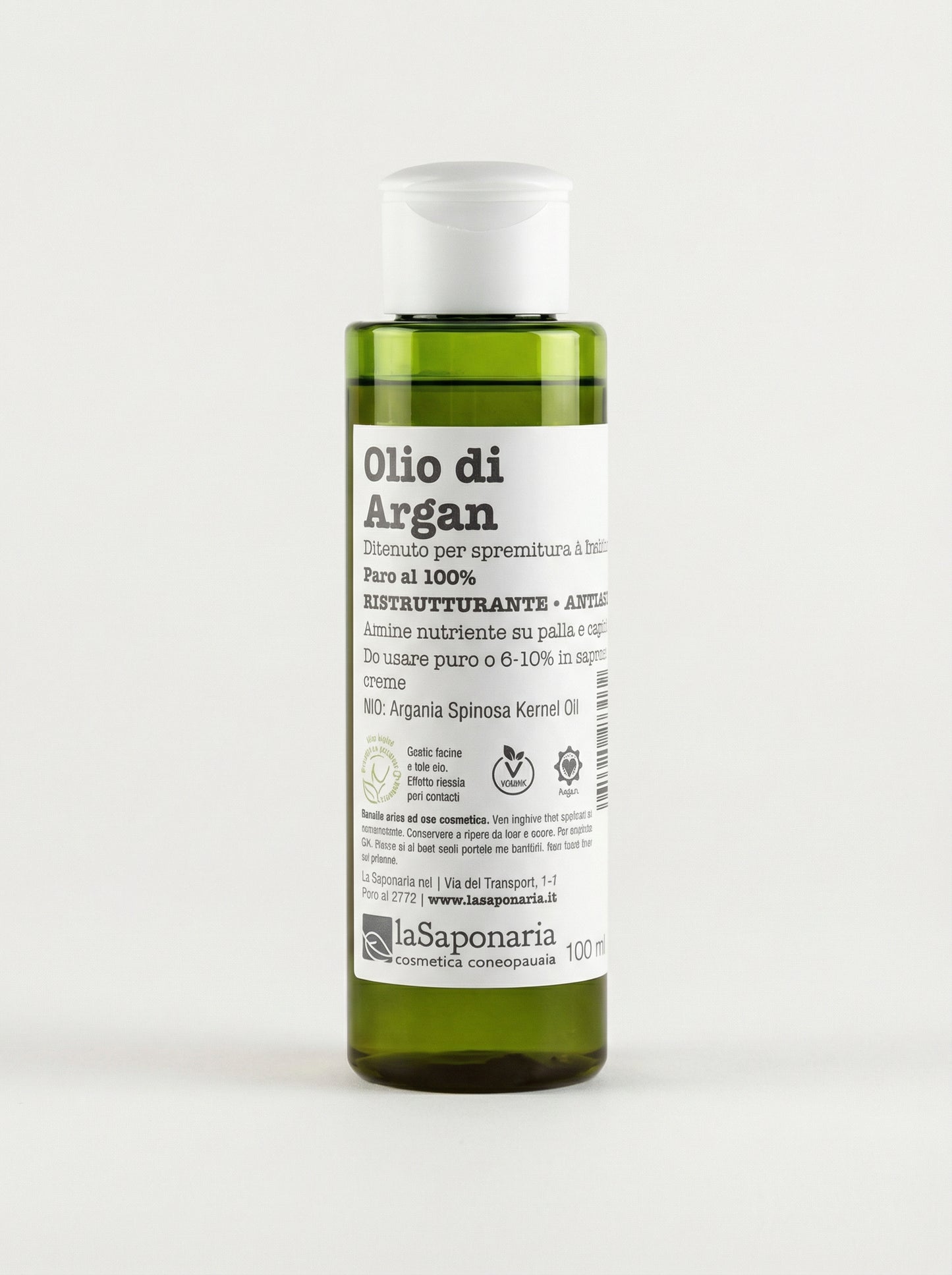 Olio di Argan biologico - Crema Viso Nutriente e Antiossidante by La Saponaria — product photo on white background