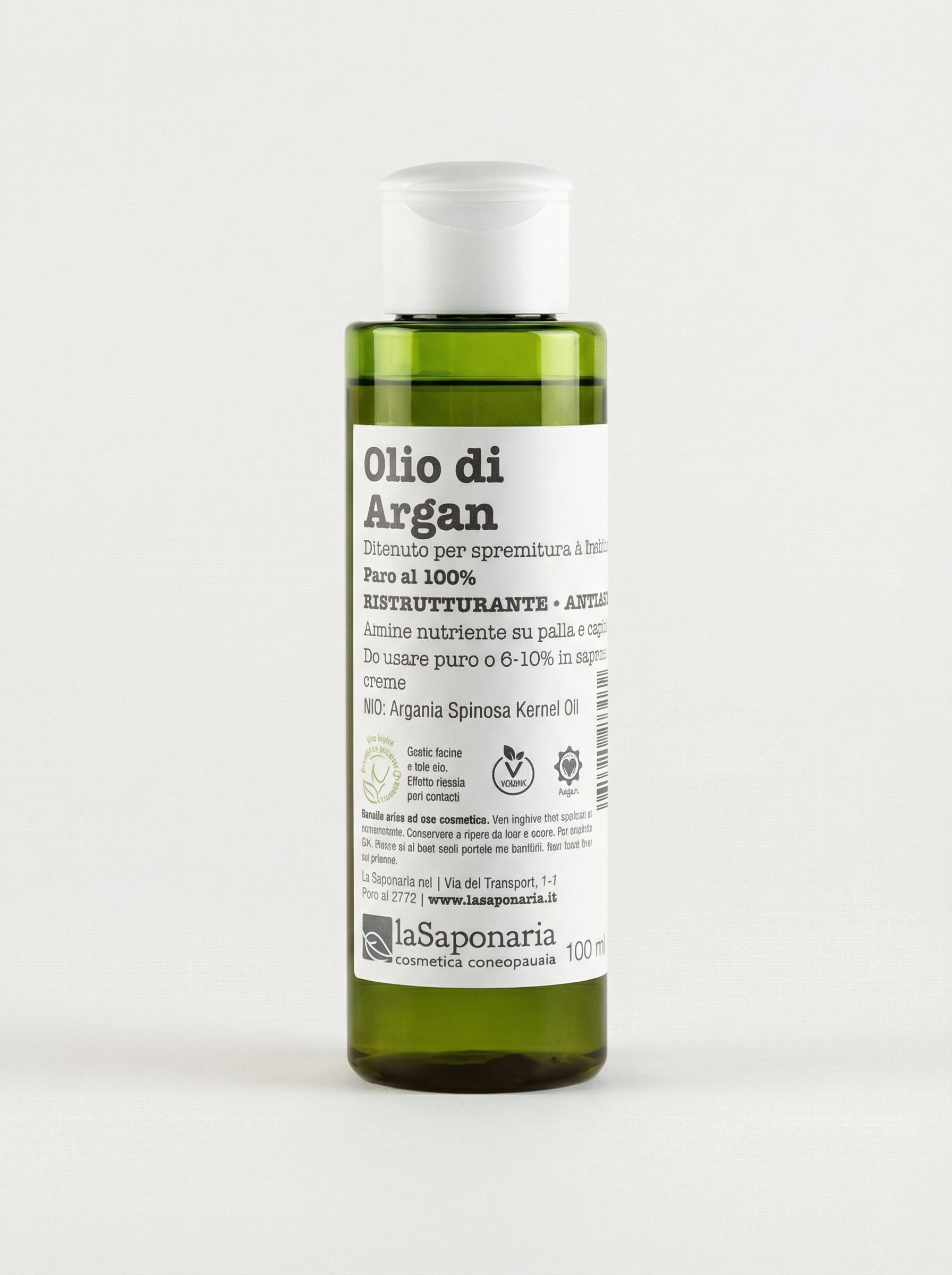 Olio di Argan biologico - Crema Viso Nutriente e Antiossidante by La Saponaria — product photo on white background