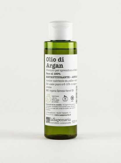 Olio di Argan biologico - Crema Viso Nutriente e Antiossidante by La Saponaria — product photo on white background