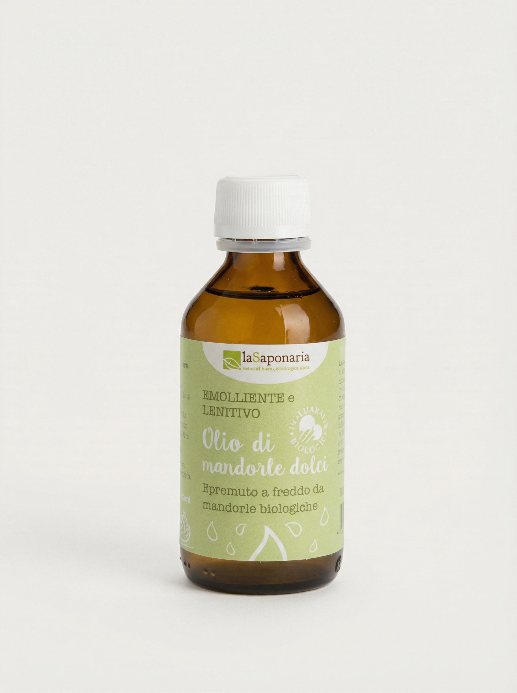 Olio di Mandorle Dolci Bio - Olio Corpo Emolliente Idratante by La Saponaria — product photo on white background