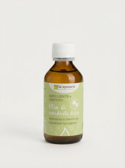 Olio di Mandorle Dolci Bio - Olio Corpo Emolliente Idratante by La Saponaria — product photo on white background