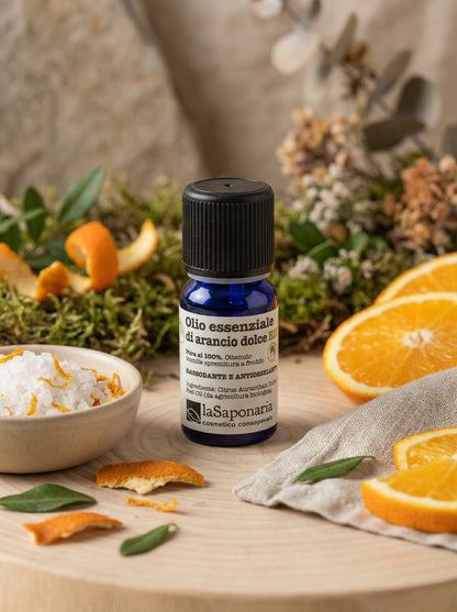 Olio essenziale di arancio dolce BIO - Calmante e Riequilibrante by La Saponaria — hero product photo