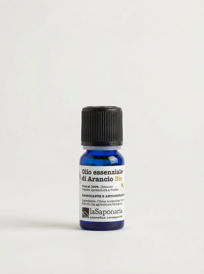 Olio essenziale di arancio dolce BIO - Calmante e Riequilibrante by La Saponaria — product photo on white background