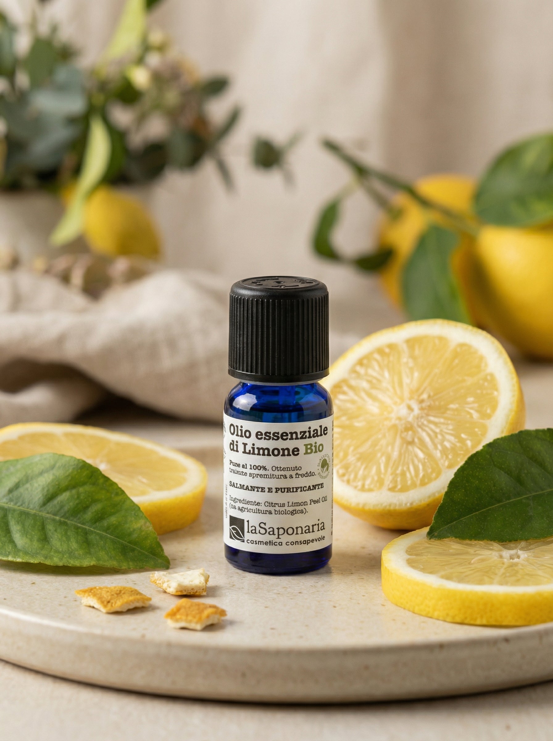 Olio essenziale di Limone BIO - Purezza Naturale e Benessere by La Saponaria — hero product photo