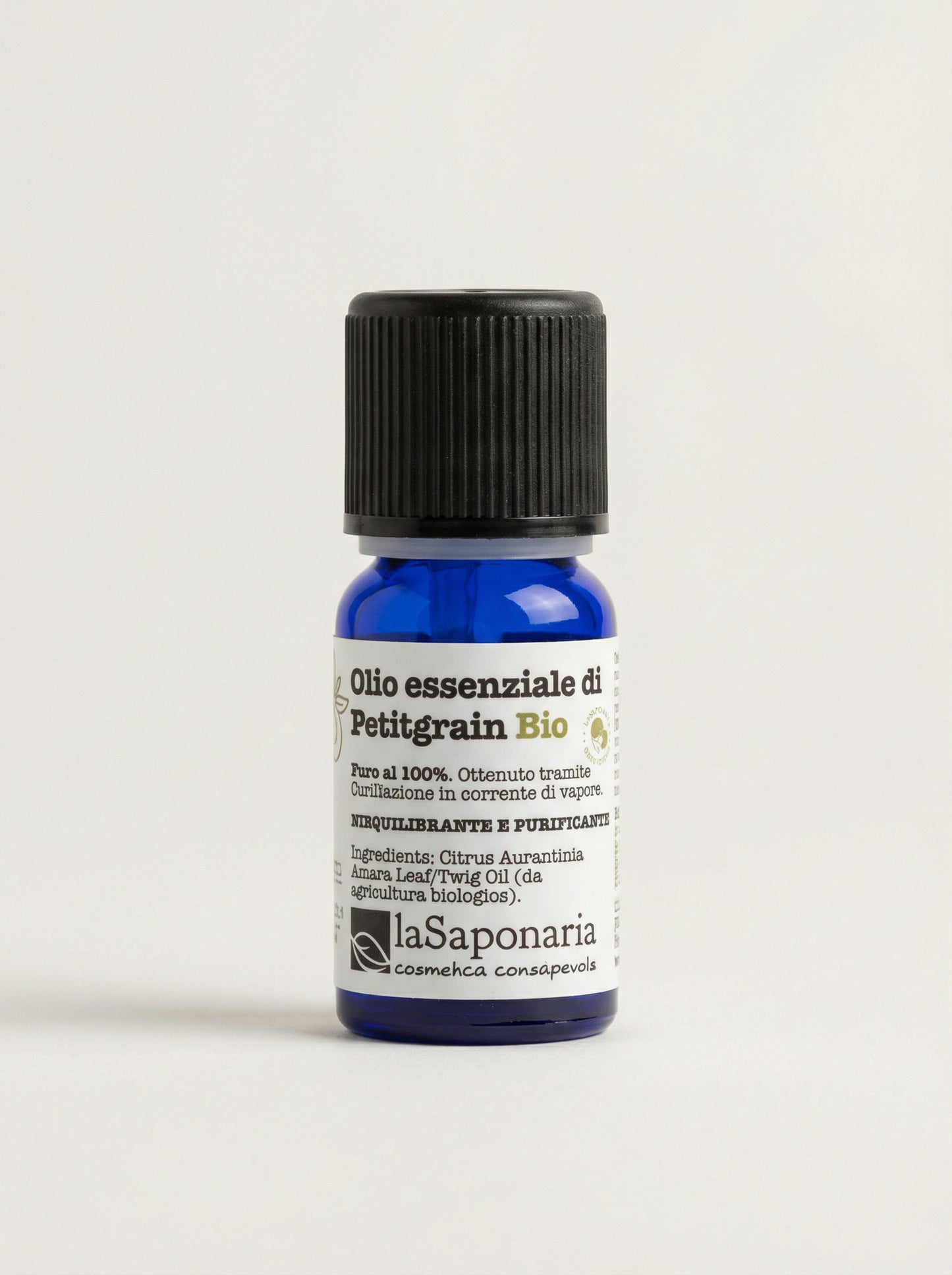 Olio essenziale di Petit Grain BIO Riequilibrante e Rilassante by La Saponaria — product photo on white background