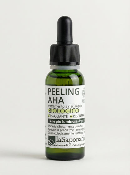 Peeling AHA Esfoliante Viso Biologico Rigenerante by La Saponaria — product photo on white background