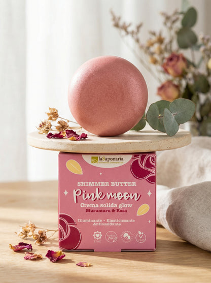 Pink Moon Crema Corpo Solida Illuminante by La Saponaria — hero product photo