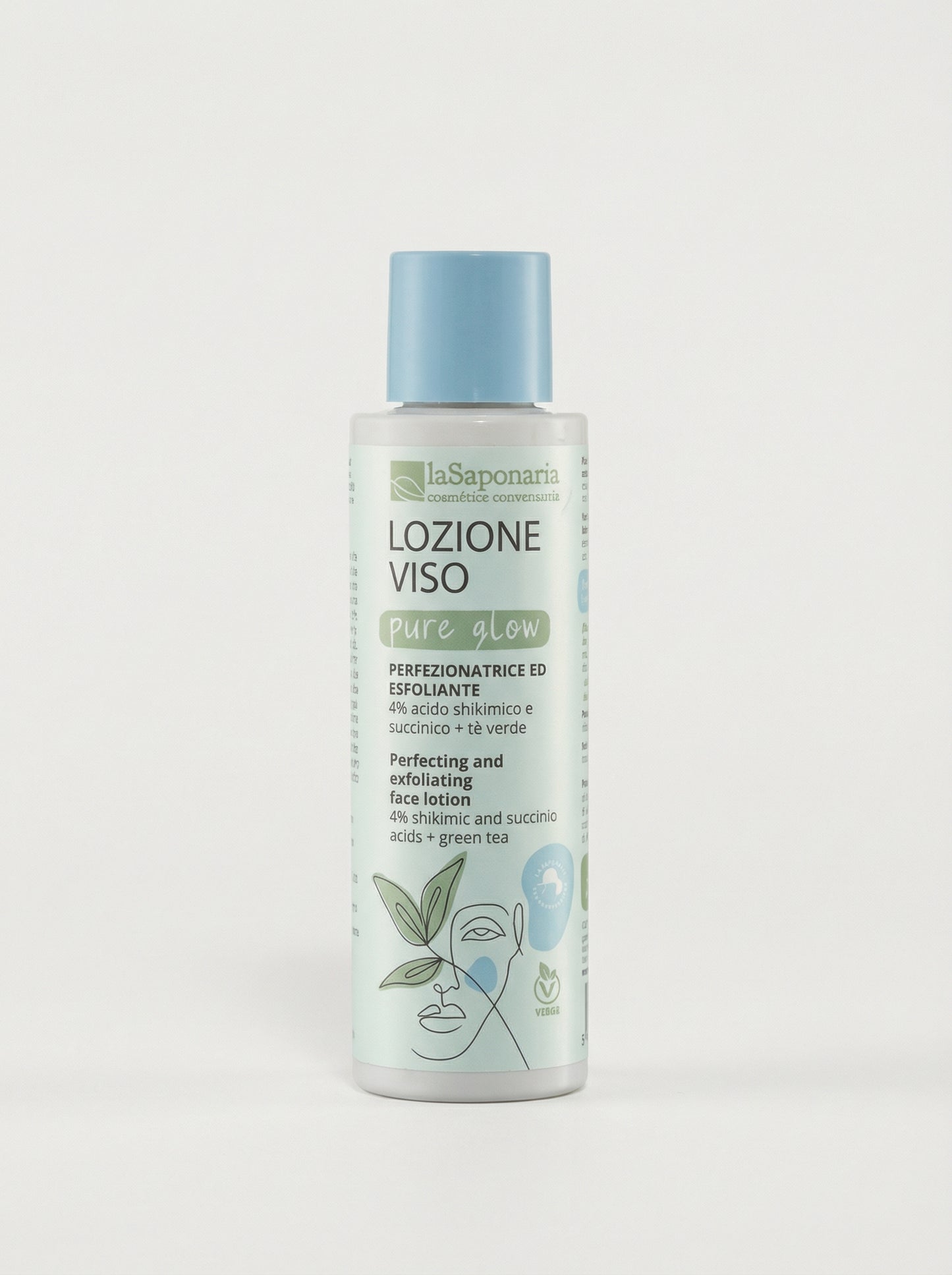 Pure Glow - Tonico Esfoliante Delicato Viso Luminoso by La Saponaria — product photo on white background