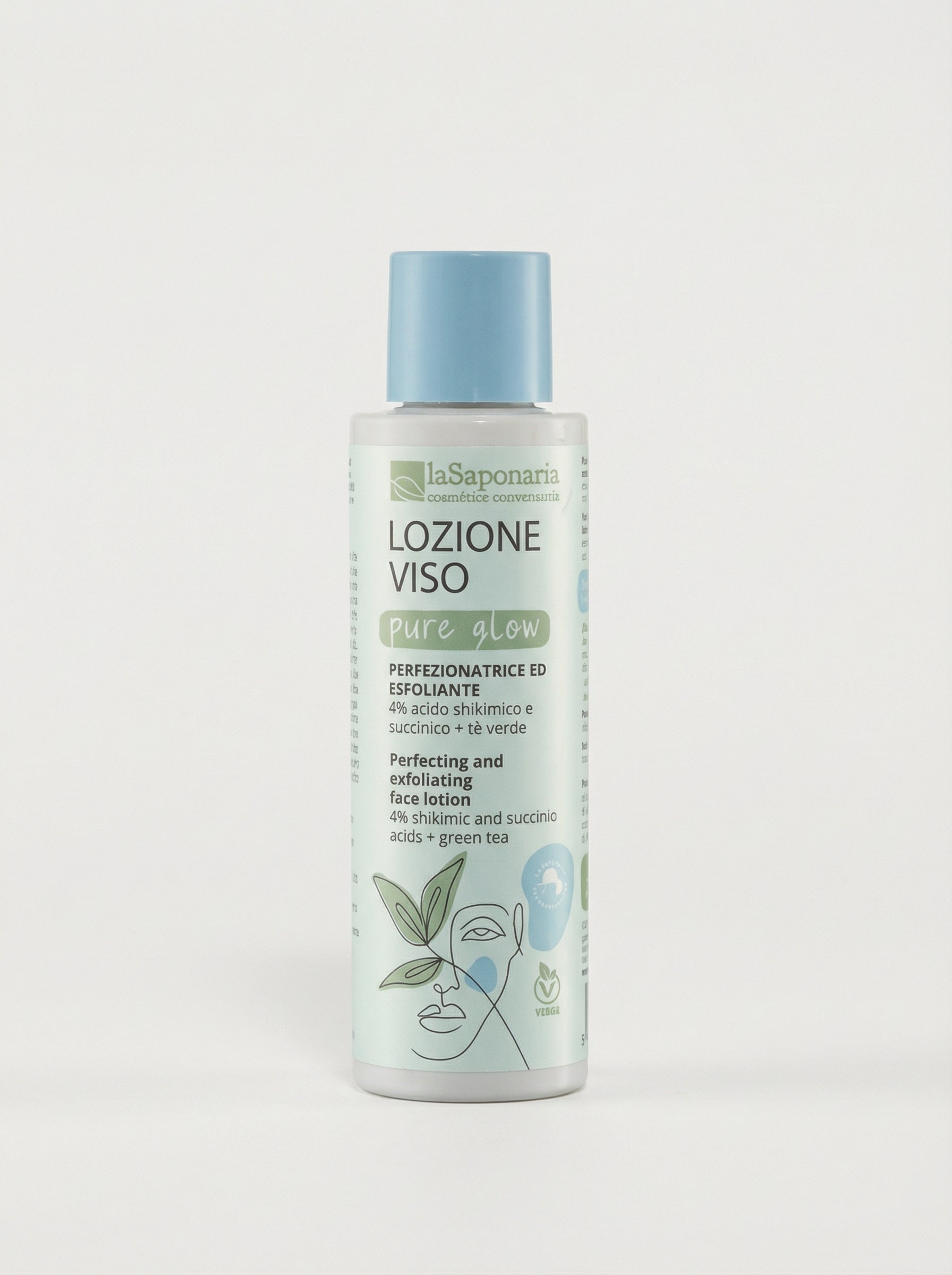 Pure Glow - Tonico Esfoliante Delicato Viso Luminoso by La Saponaria — product photo on white background