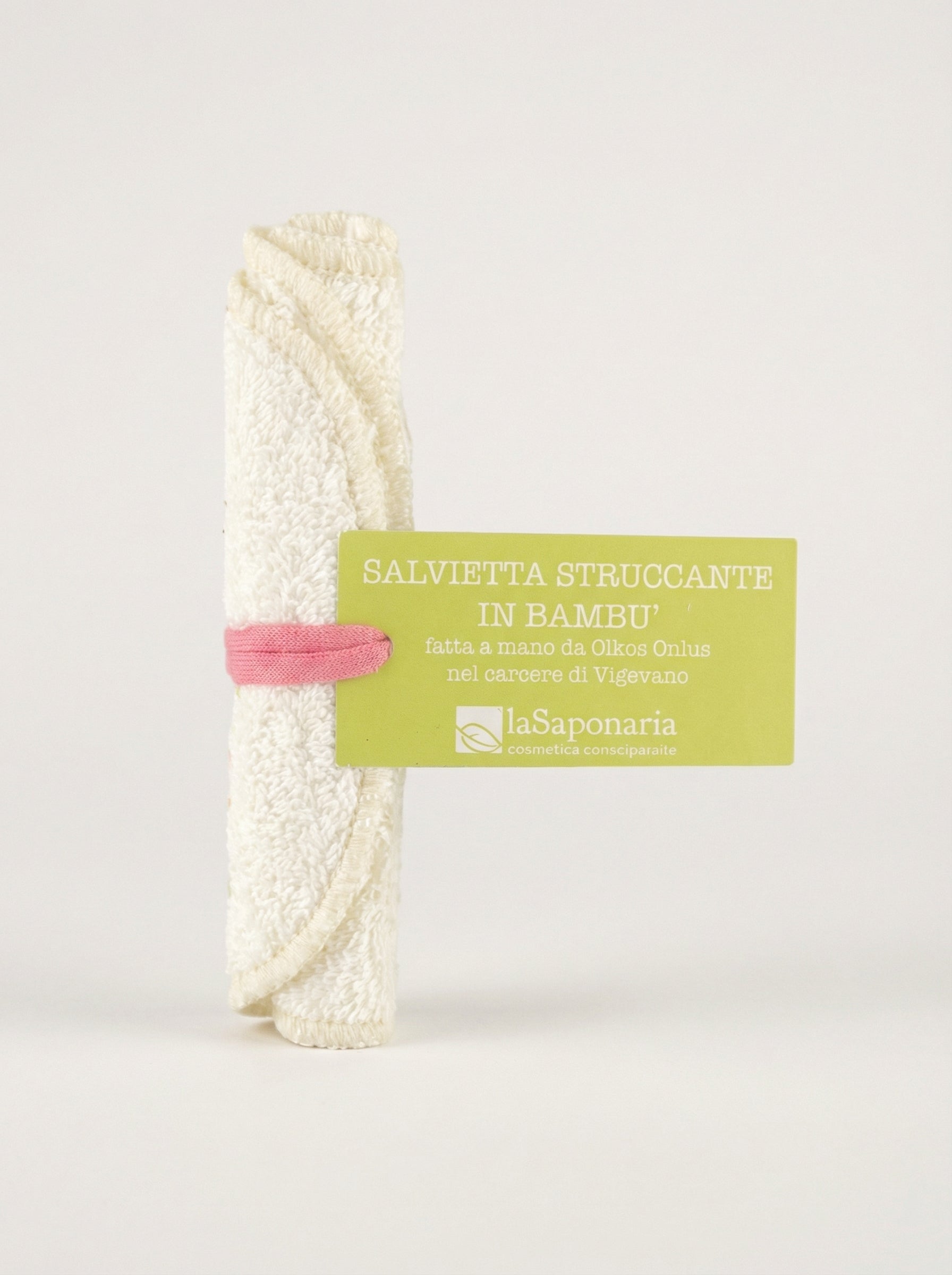 Salvietta struccante in bambù - Morbida e Riutilizzabile by La Saponaria — product photo on white background