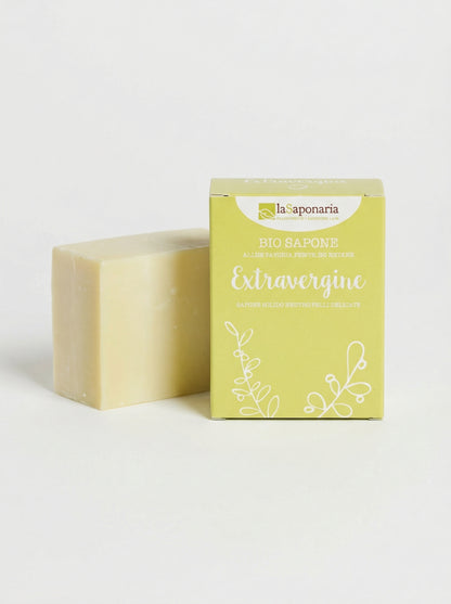 Sapone extravergine - Sapone Solido Neutro Pelli Delicate by La Saponaria — product photo on white background