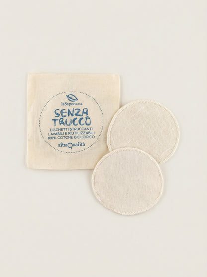 Set Dischetti Struccanti Lavabili Bio by La Saponaria — product photo on white background