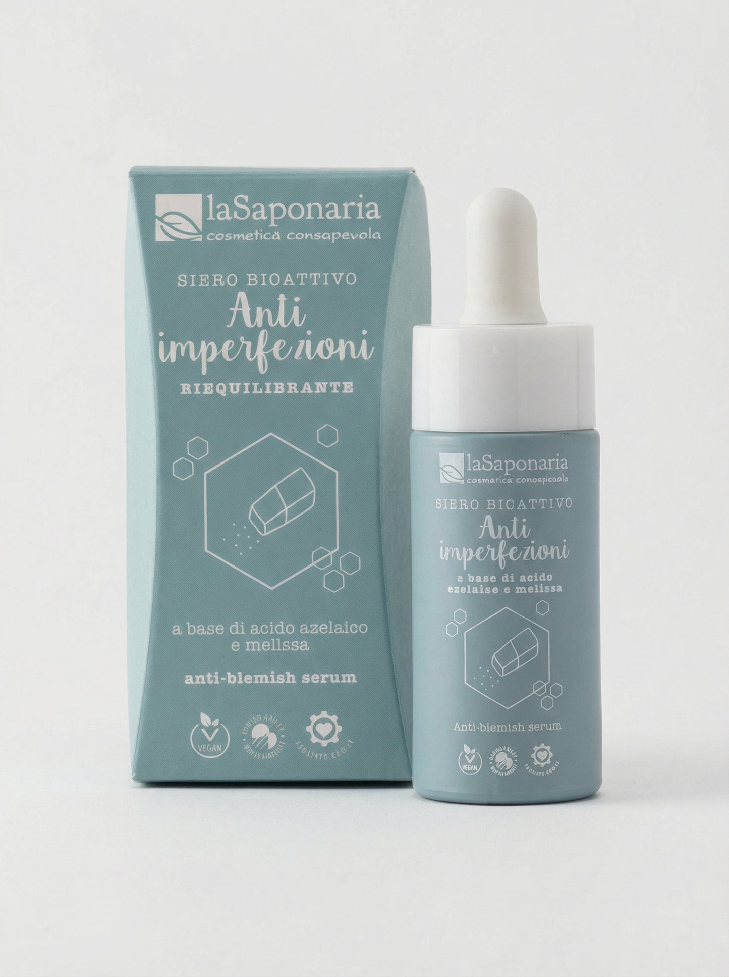 Siero viso bio attivo anti-imperfezioni - Purificante by La Saponaria — product photo on white background